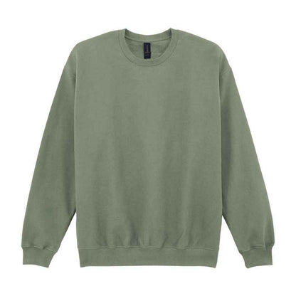 Sage - Front - Gildan Unisex Adult Softstyle Fleece Midweight Sweatshirt