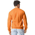 Tangerine - Back - Gildan Unisex Adult Softstyle Fleece Midweight Sweatshirt