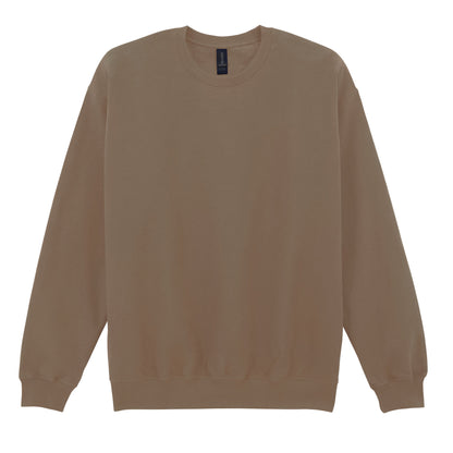 Brown Savana - Front - Gildan Unisex Adult Softstyle Fleece Midweight Sweatshirt