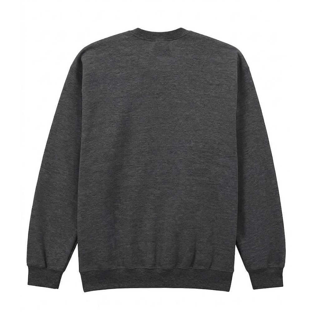 Heather Black - Back - Gildan Unisex Adult Softstyle Fleece Midweight Sweatshirt