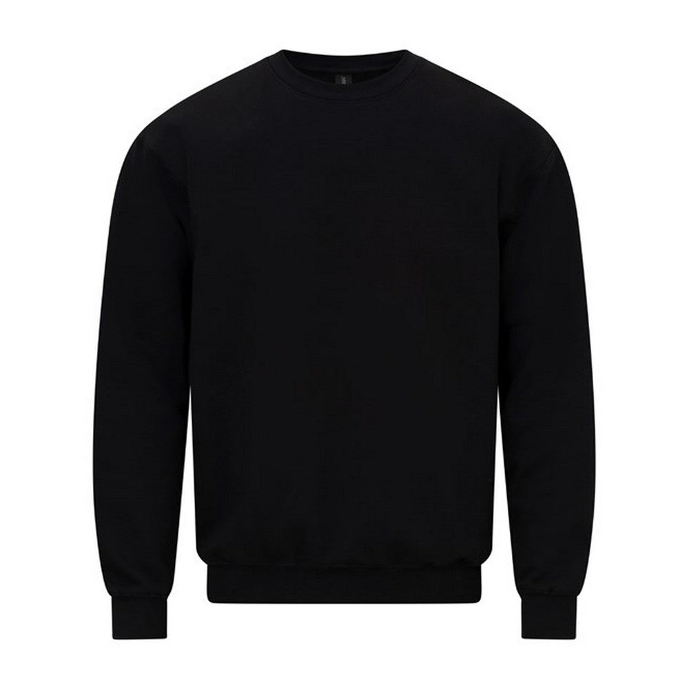 Black - Front - Gildan Unisex Adult Softstyle Fleece Midweight Sweatshirt
