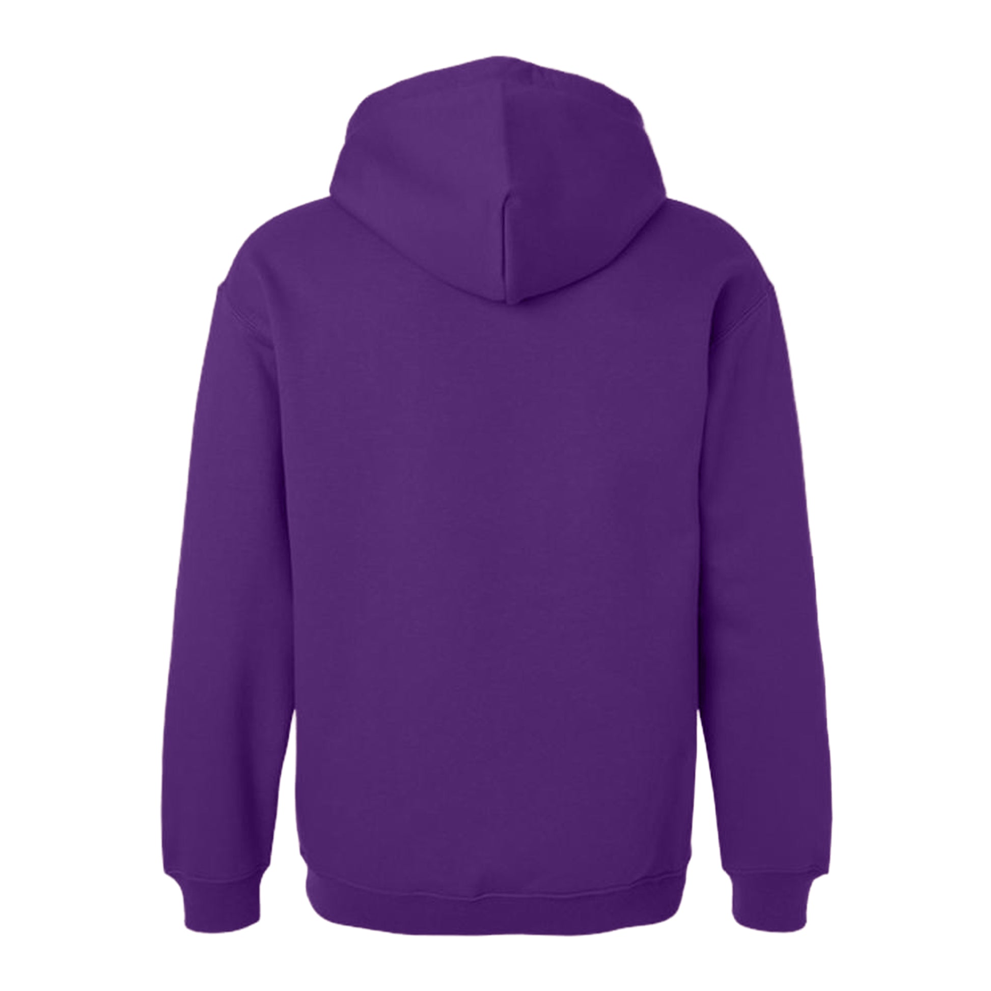 Purple - Back - Gildan Unisex Adult Softstyle Fleece Midweight Hoodie