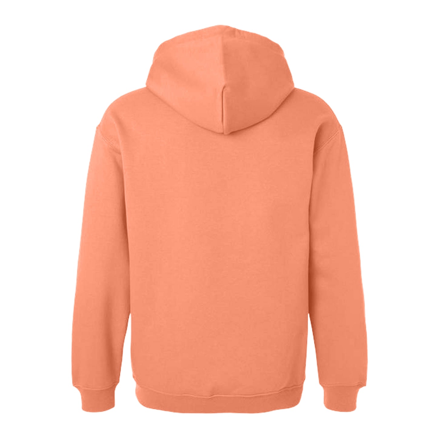 Tangerine - Back - Gildan Unisex Adult Softstyle Fleece Midweight Hoodie