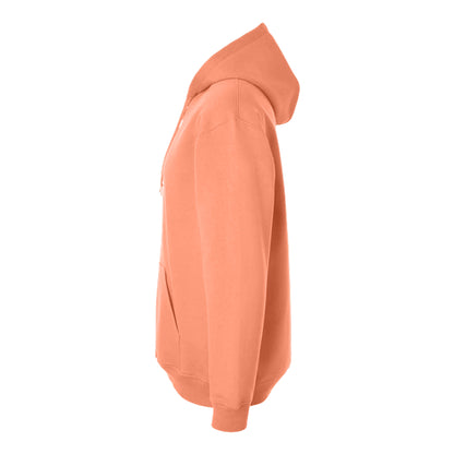 Tangerine - Side - Gildan Unisex Adult Softstyle Fleece Midweight Hoodie