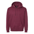 Maroon - Front - Gildan Unisex Adult Softstyle Fleece Midweight Hoodie