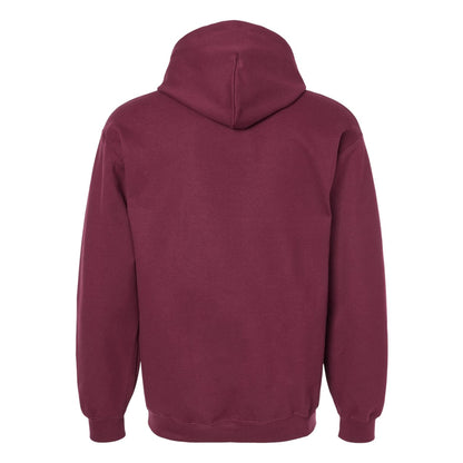 Maroon - Back - Gildan Unisex Adult Softstyle Fleece Midweight Hoodie