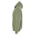 Military Green - Side - Gildan Unisex Adult Softstyle Fleece Midweight Hoodie
