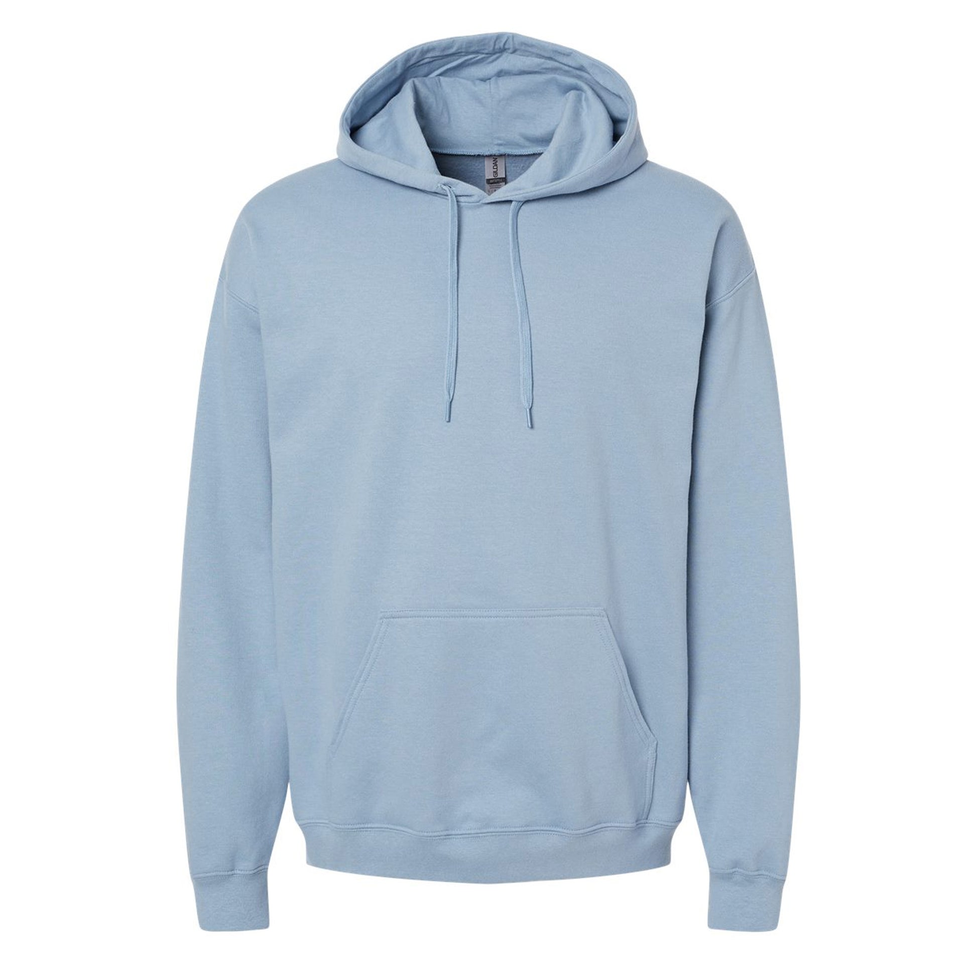 Blue - Front - Gildan Unisex Adult Softstyle Fleece Midweight Hoodie