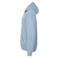 Stone Blue - Side - Gildan Unisex Adult Softstyle Fleece Midweight Hoodie