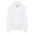 White - Front - Gildan Unisex Adult Softstyle Fleece Midweight Hoodie