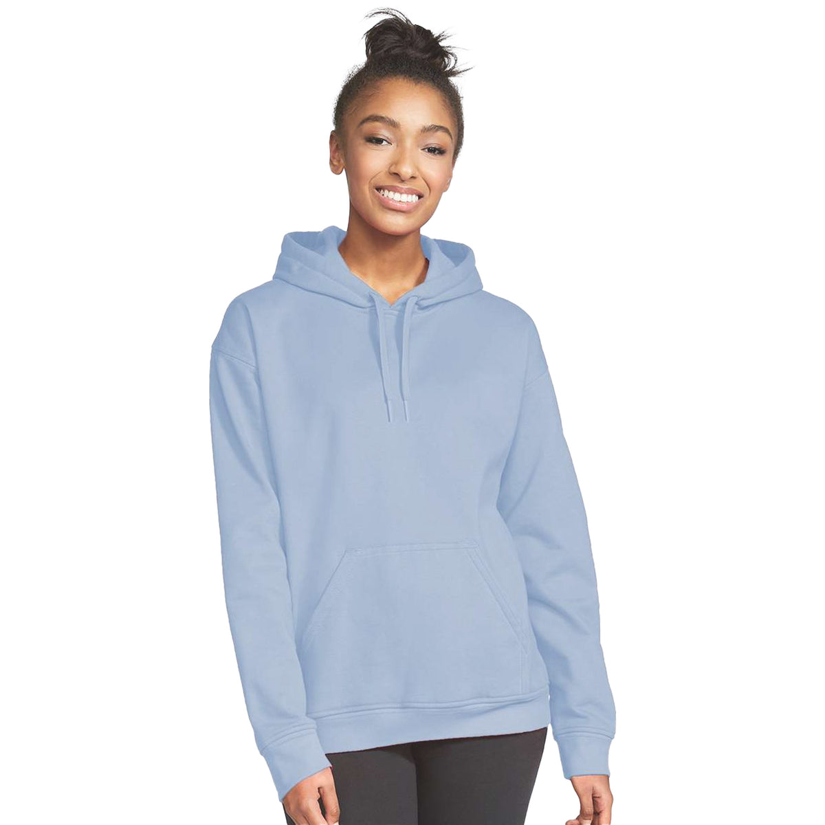Blue - Lifestyle - Gildan Unisex Adult Softstyle Fleece Midweight Hoodie