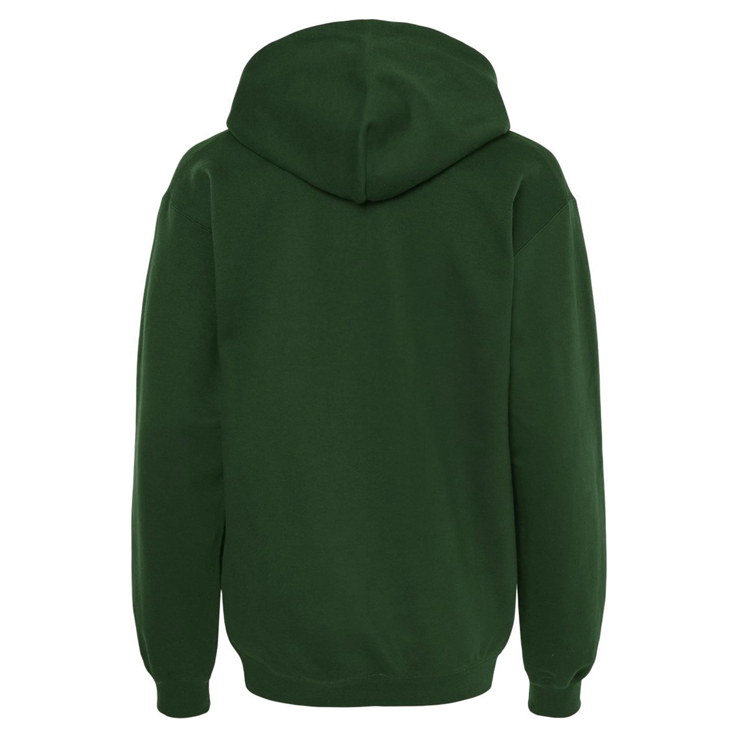 Forest Green - Back - Gildan Unisex Adult Softstyle Fleece Midweight Hoodie