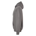 Charcoal - Side - Gildan Unisex Adult Softstyle Fleece Midweight Hoodie