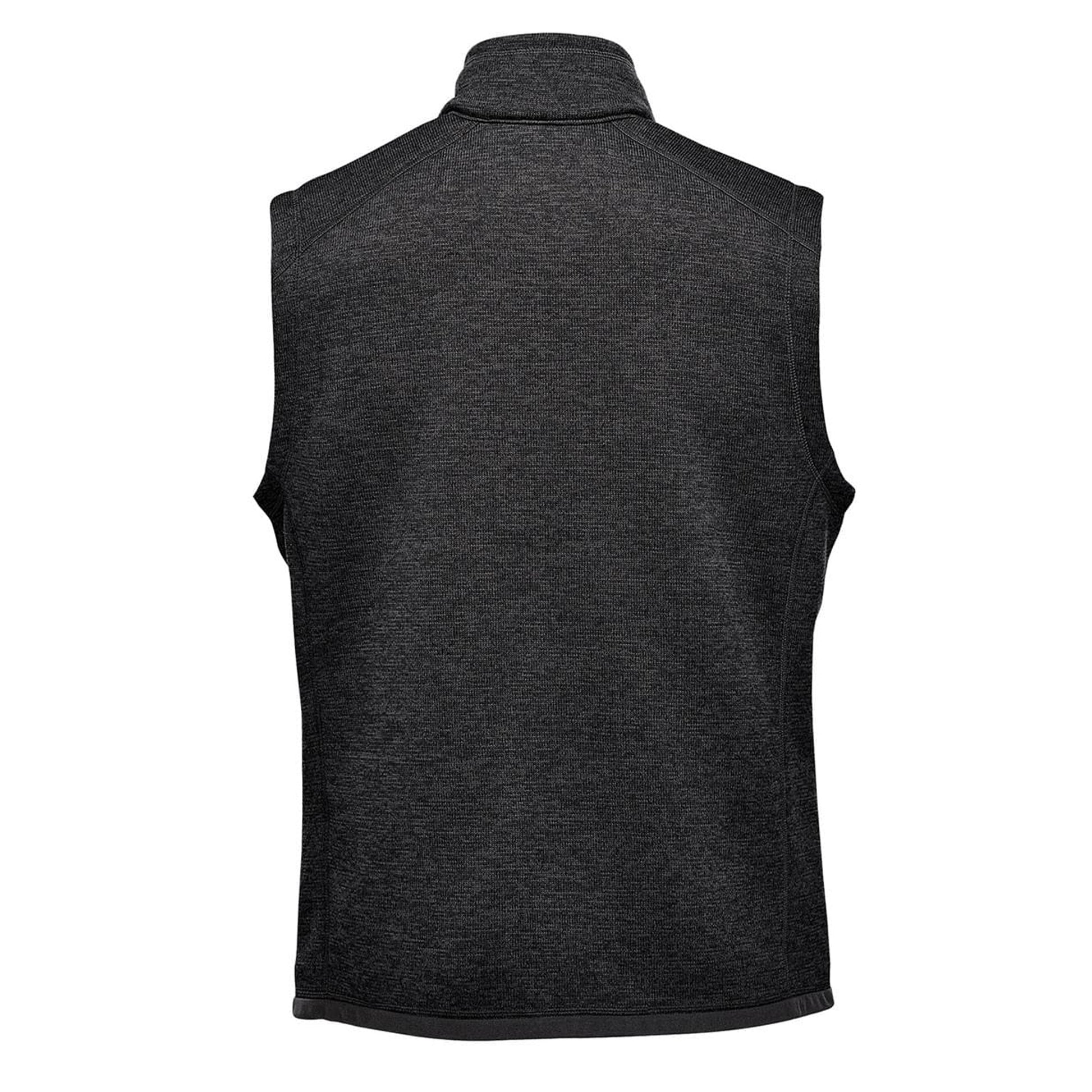 Black - Back - Stormtech Mens Avalanche Fleece Gilet