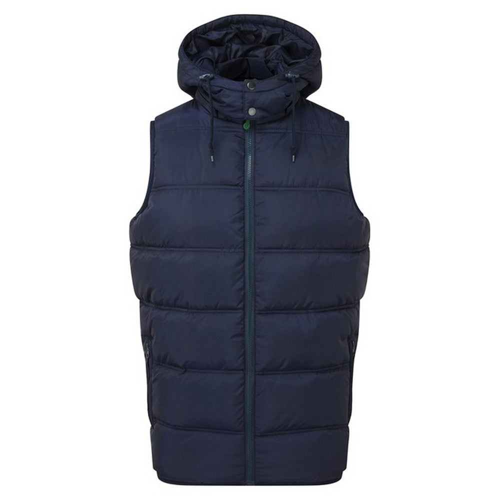 Navy - Front - 2786 Mens Bryher Recycled Body Warmer
