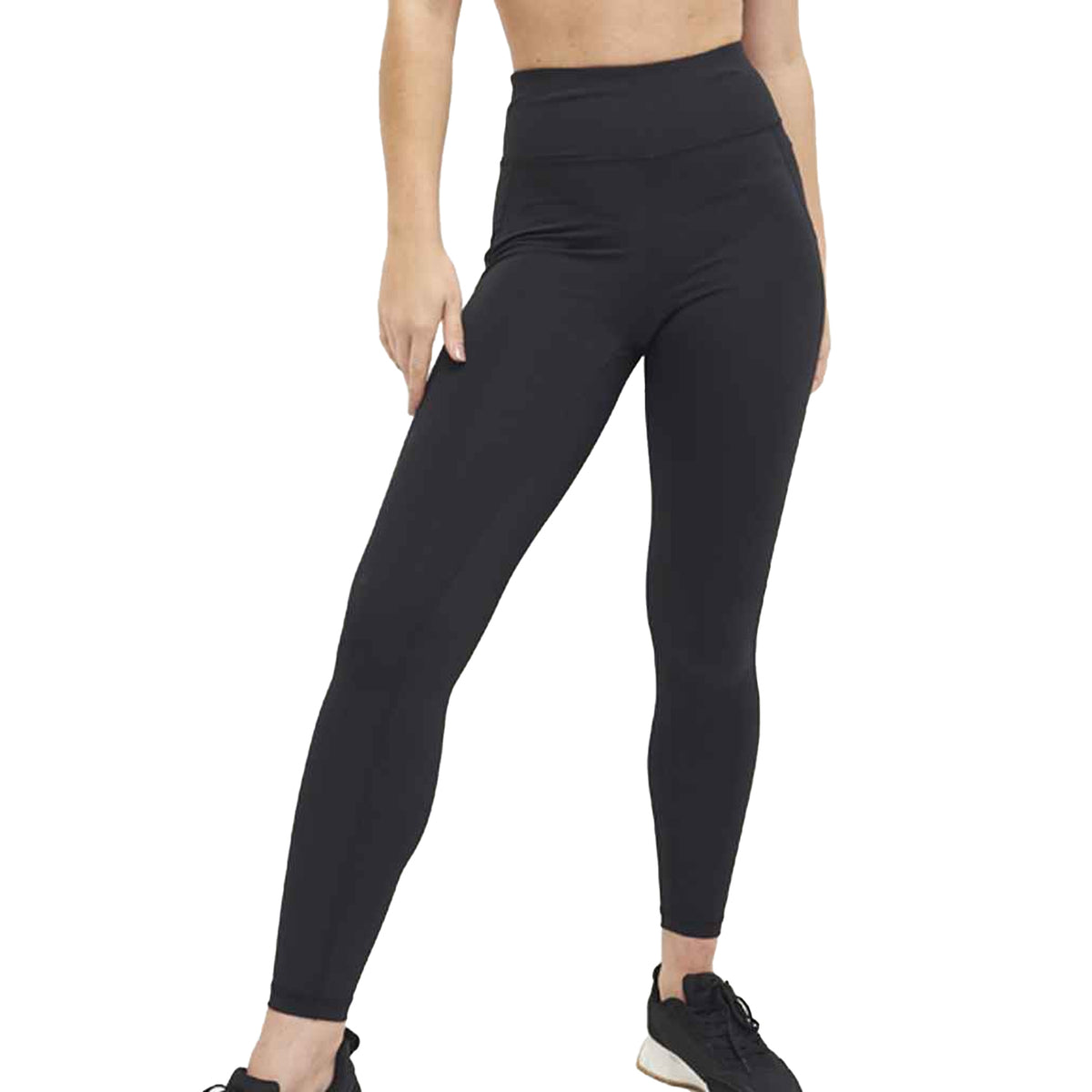 Jet Black - Side - Awdis Womens-Ladies Recycled Materials Leggings