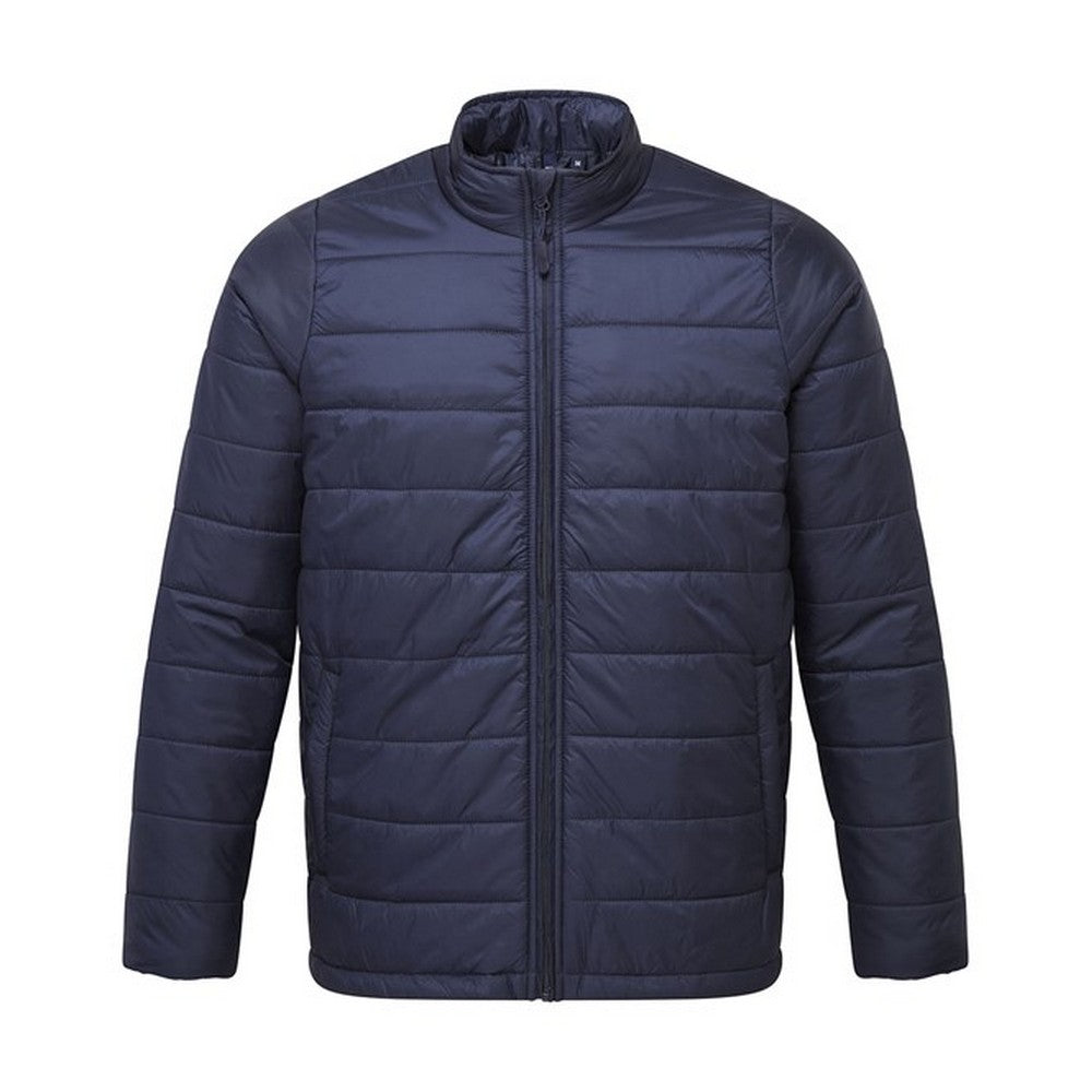 Navy - Front - Premier Mens Recyclight Padded Jacket