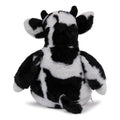 White-Black - Back - Mumbles Zippie Cow Plush Toy