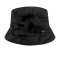Midnight - Front - Beechfield Unisex Adult Camo Recycled Polyester Bucket Hat