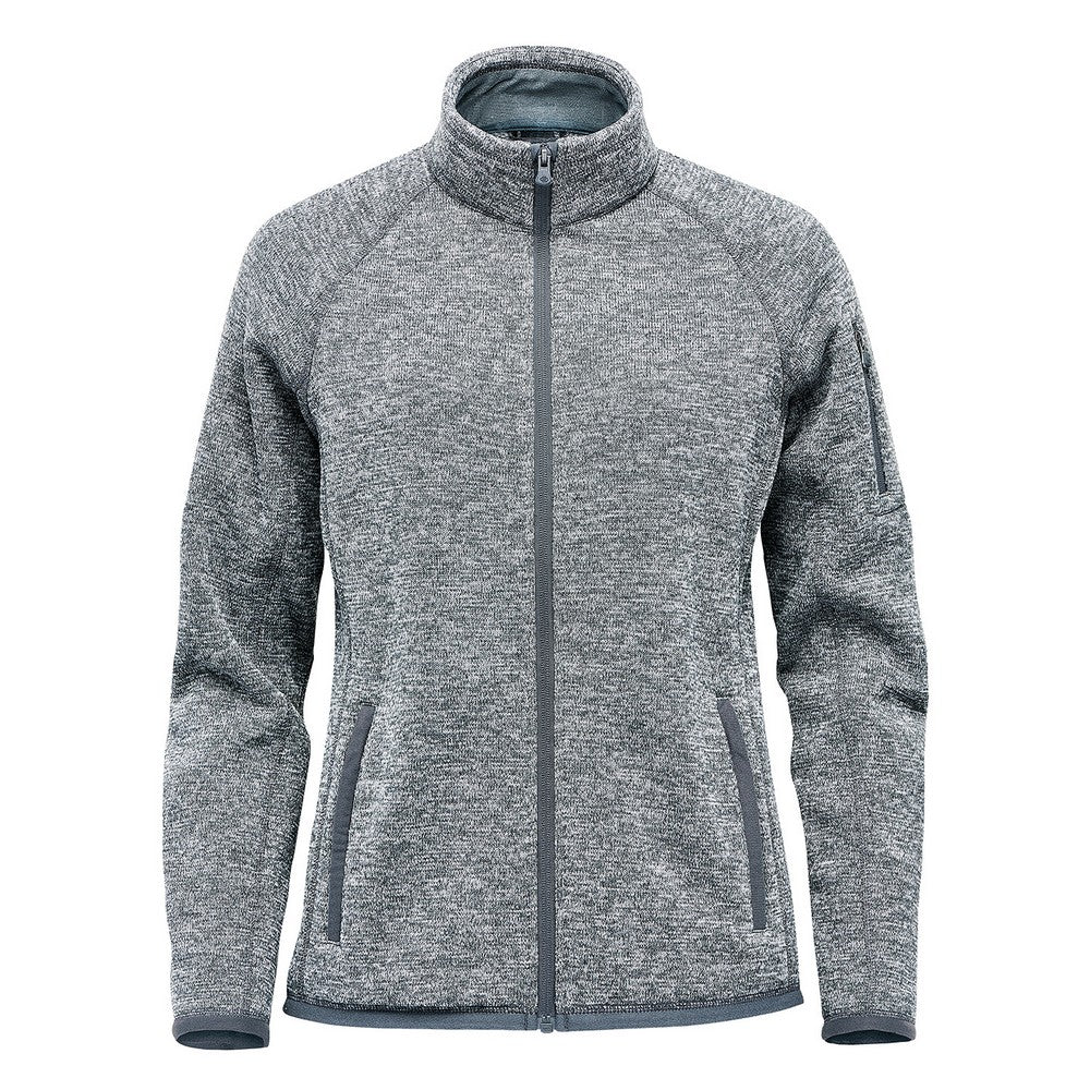 Granite - Front - Stormtech Womens-Ladies Avalanche Full Zip Fleece Jacket