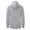 Light Oxford Grey - Back - Russell Womens-Ladies Authentic Hoodie