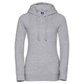 Light Oxford Grey - Front - Russell Womens-Ladies Authentic Hoodie