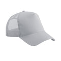 Light Grey - Front - Beechfield Childrens-Kids Trucker Cap