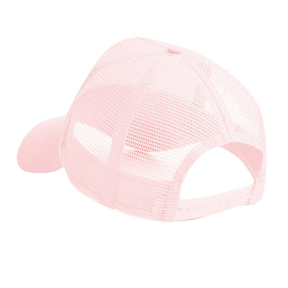 Pastel Pink - Back - Beechfield Childrens-Kids Trucker Cap