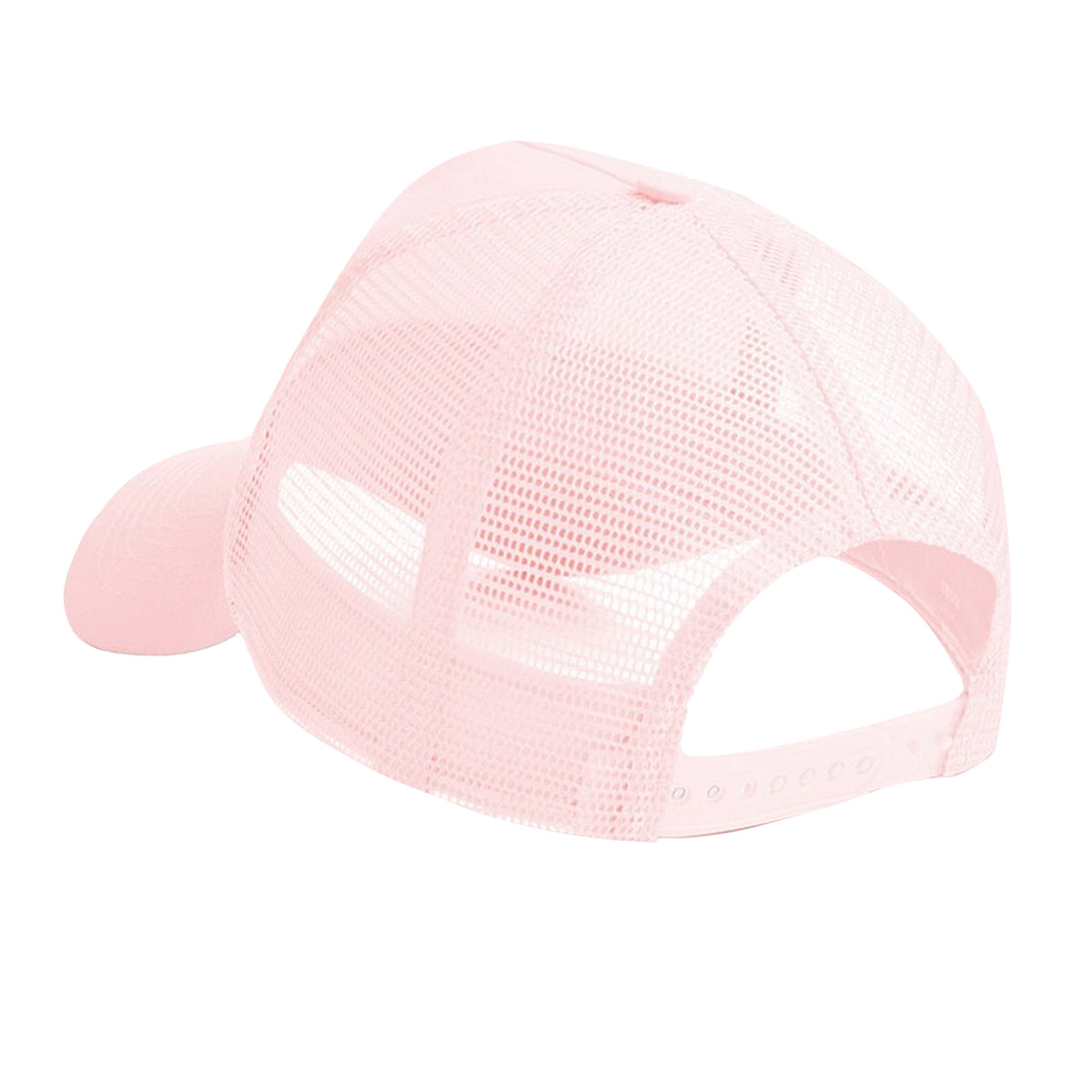 Pastel Pink - Back - Beechfield Childrens-Kids Trucker Cap