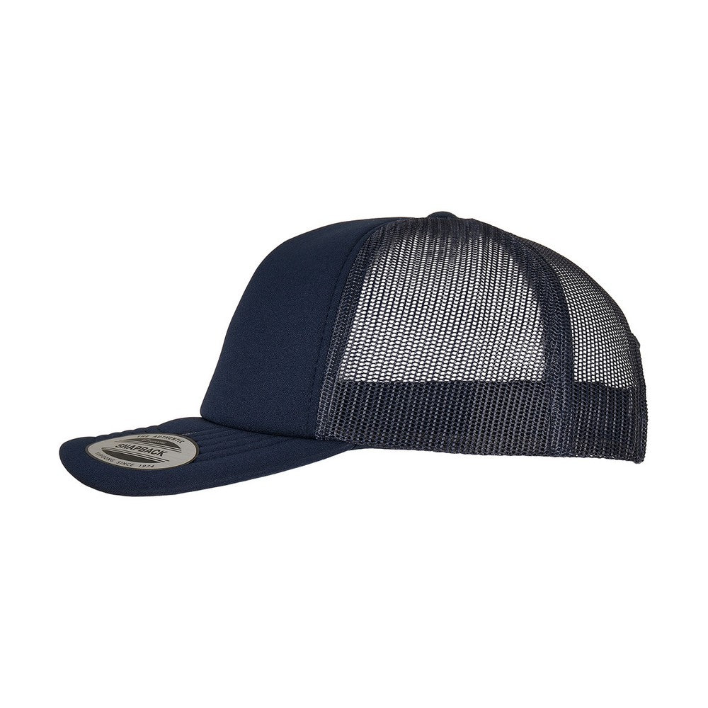 Navy - Side - Flexfit Unisex Adult Classic Foam Trucker Cap