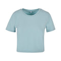 Ocean Blue - Front - Build Your Brand Womens-Ladies Crop Top