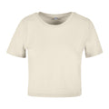 White Sand - Front - Build Your Brand Womens-Ladies Crop Top
