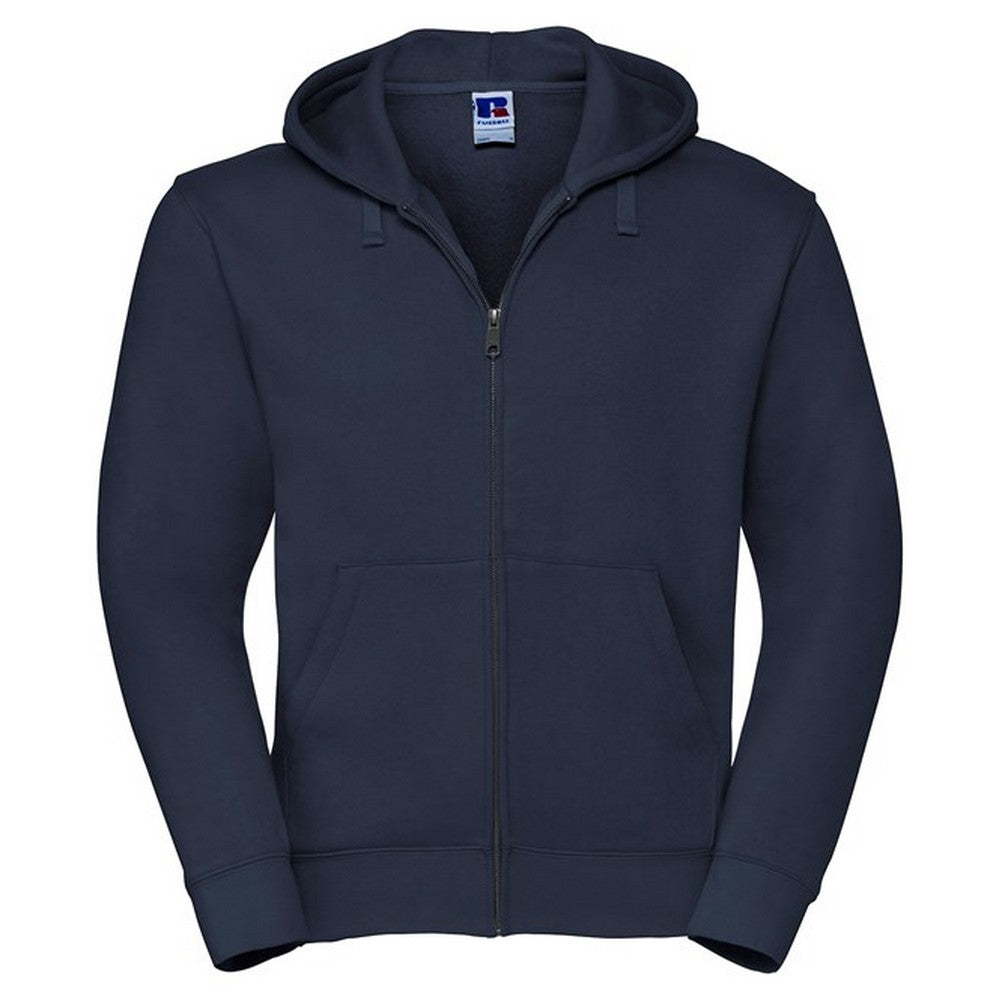 French Navy - Front - Russell Mens Authentic Full Zip Hoodie