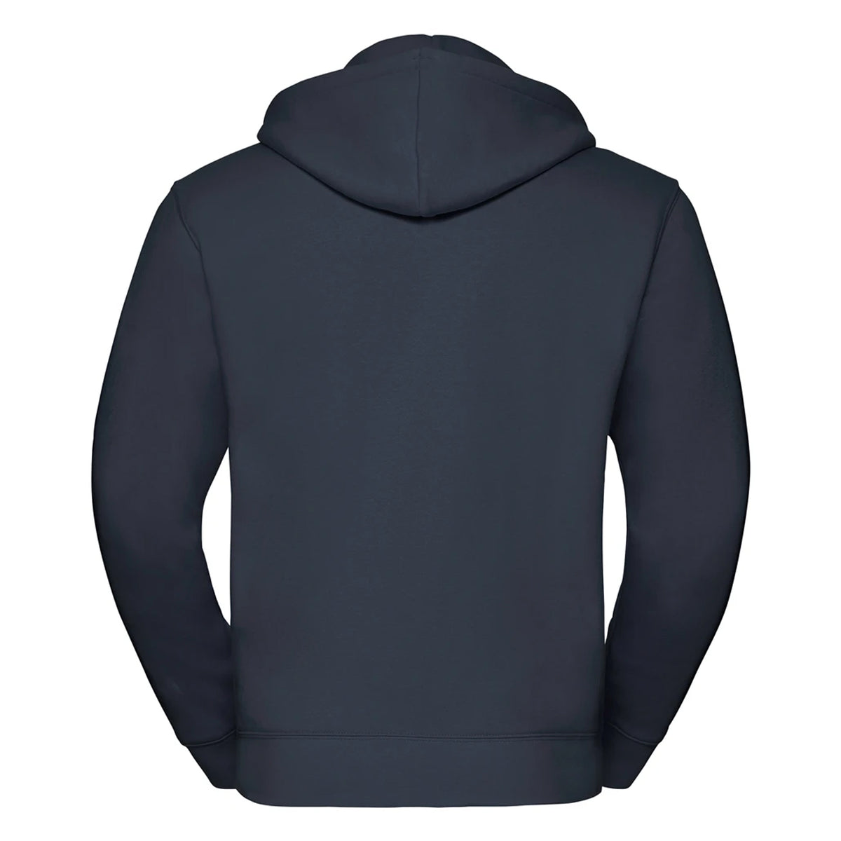 French Navy - Back - Russell Mens Authentic Full Zip Hoodie