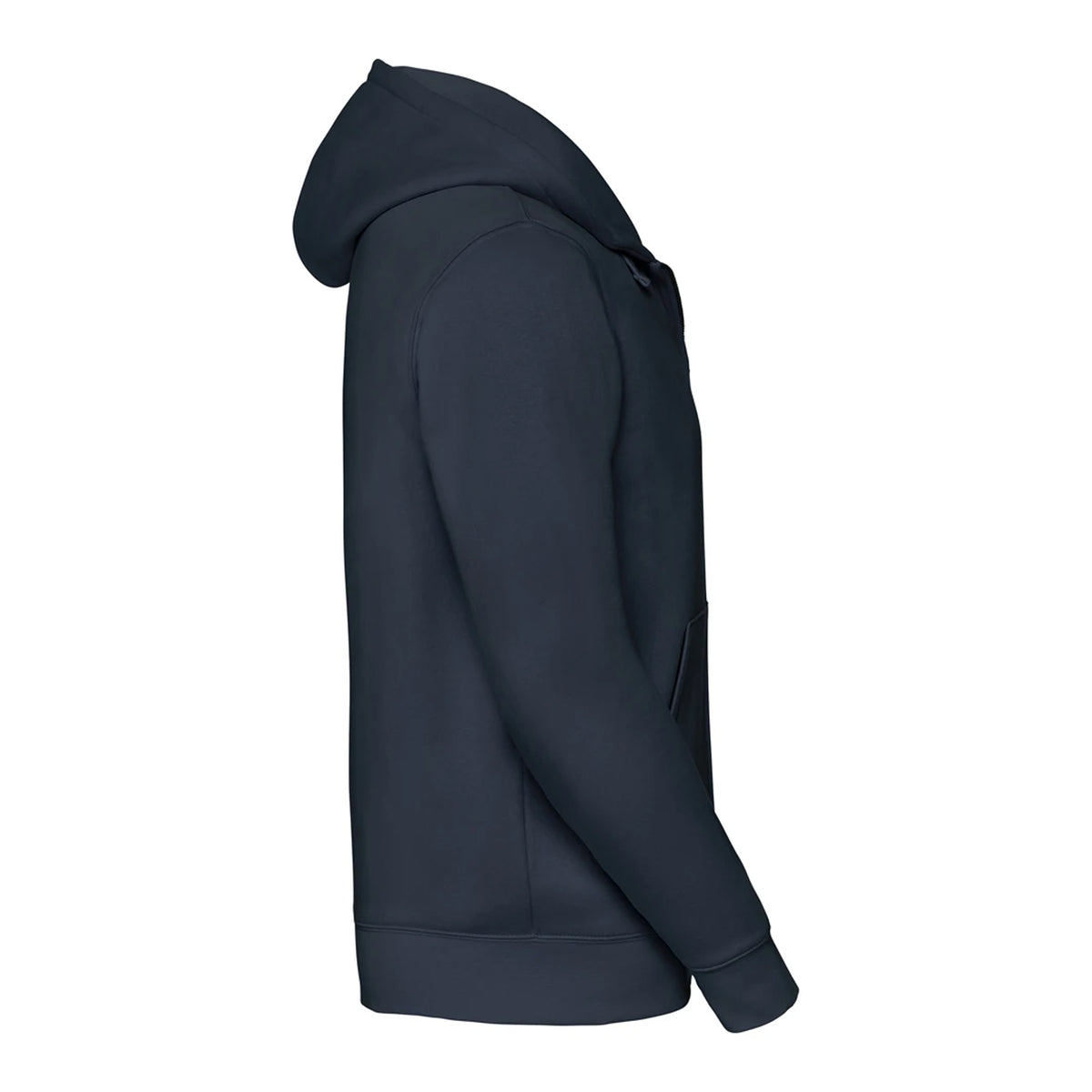 French Navy - Side - Russell Mens Authentic Full Zip Hoodie