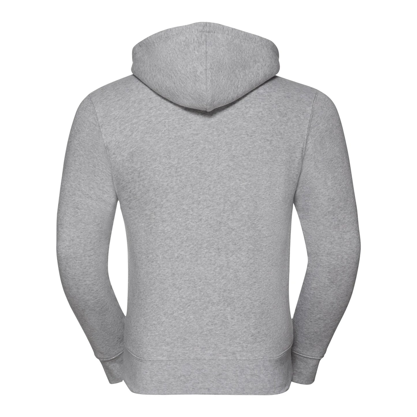 Light Oxford - Back - Russell Mens Authentic Full Zip Hoodie