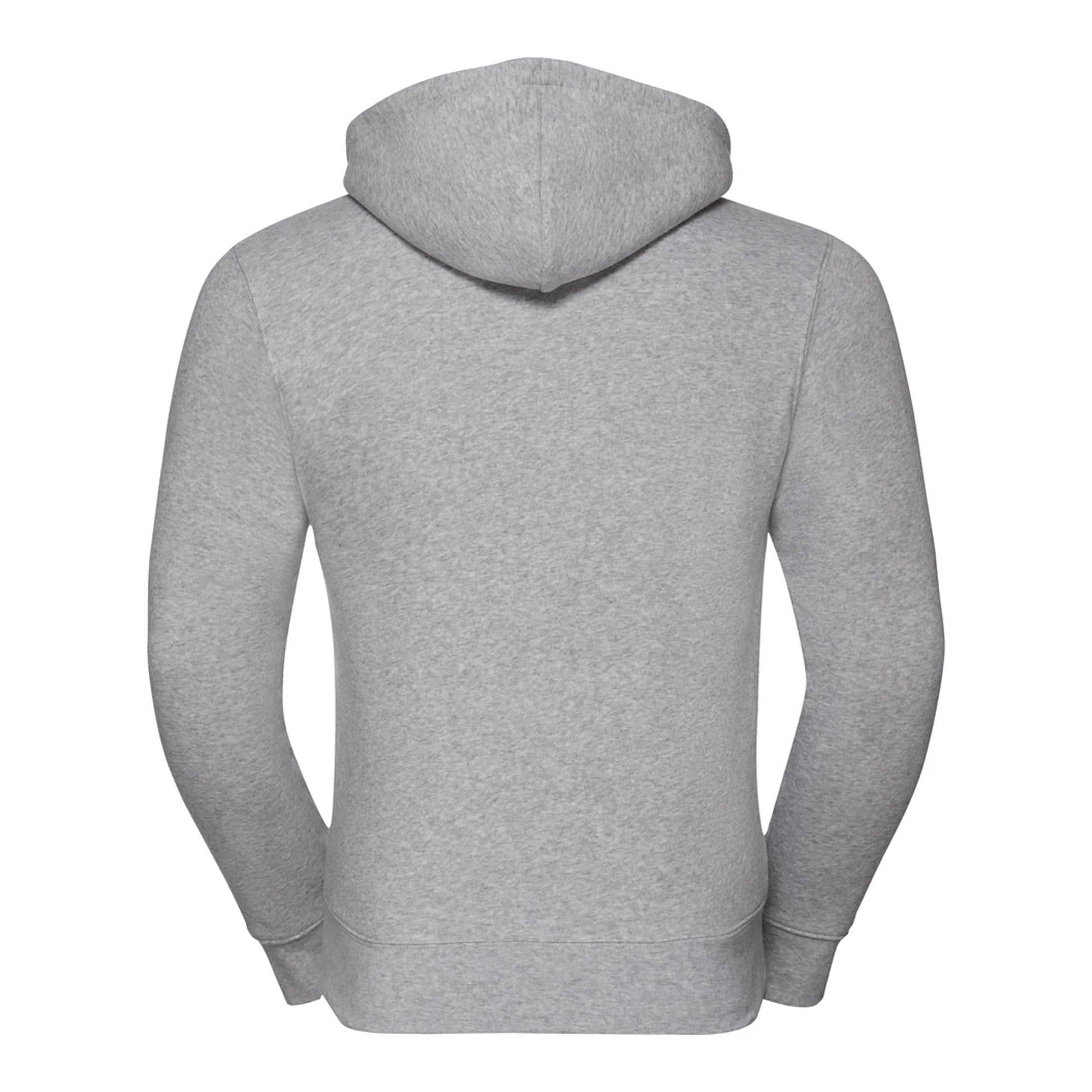 Light Oxford - Back - Russell Mens Authentic Full Zip Hoodie