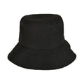Black - Front - Flexfit Yupoong Adjustable Bucket Hat