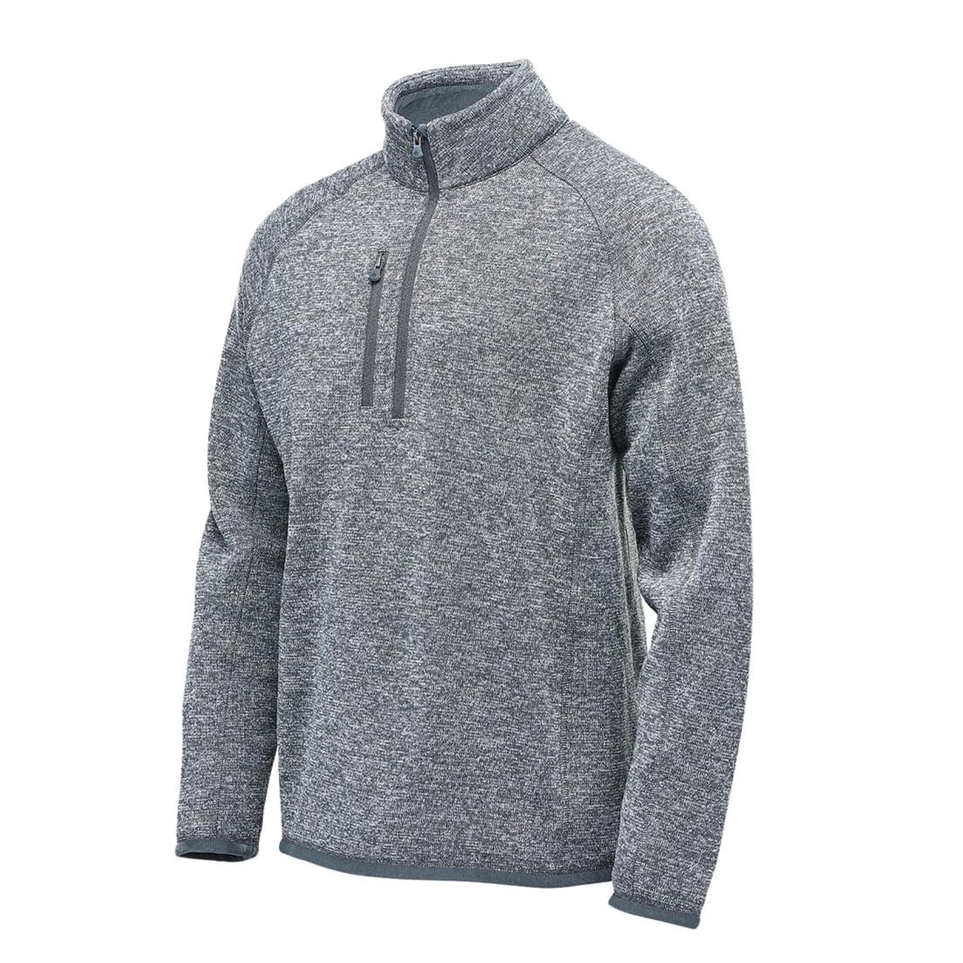 Granite Heather - Side - Stormtech Mens Avalanche Full Zip Fleece Jacket