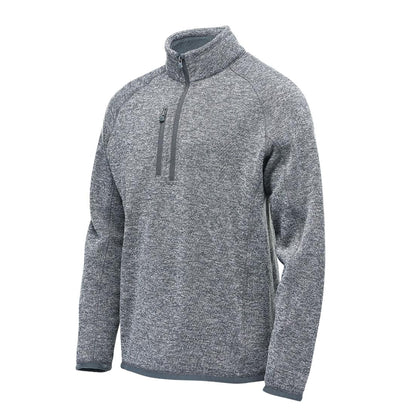 Granite Heather - Side - Stormtech Mens Avalanche Full Zip Fleece Jacket