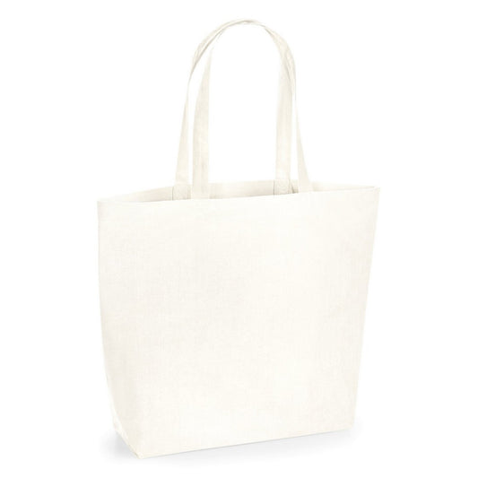 Sea Salt - Front - Westford Mill Organic Natural Dyed Tote Bag