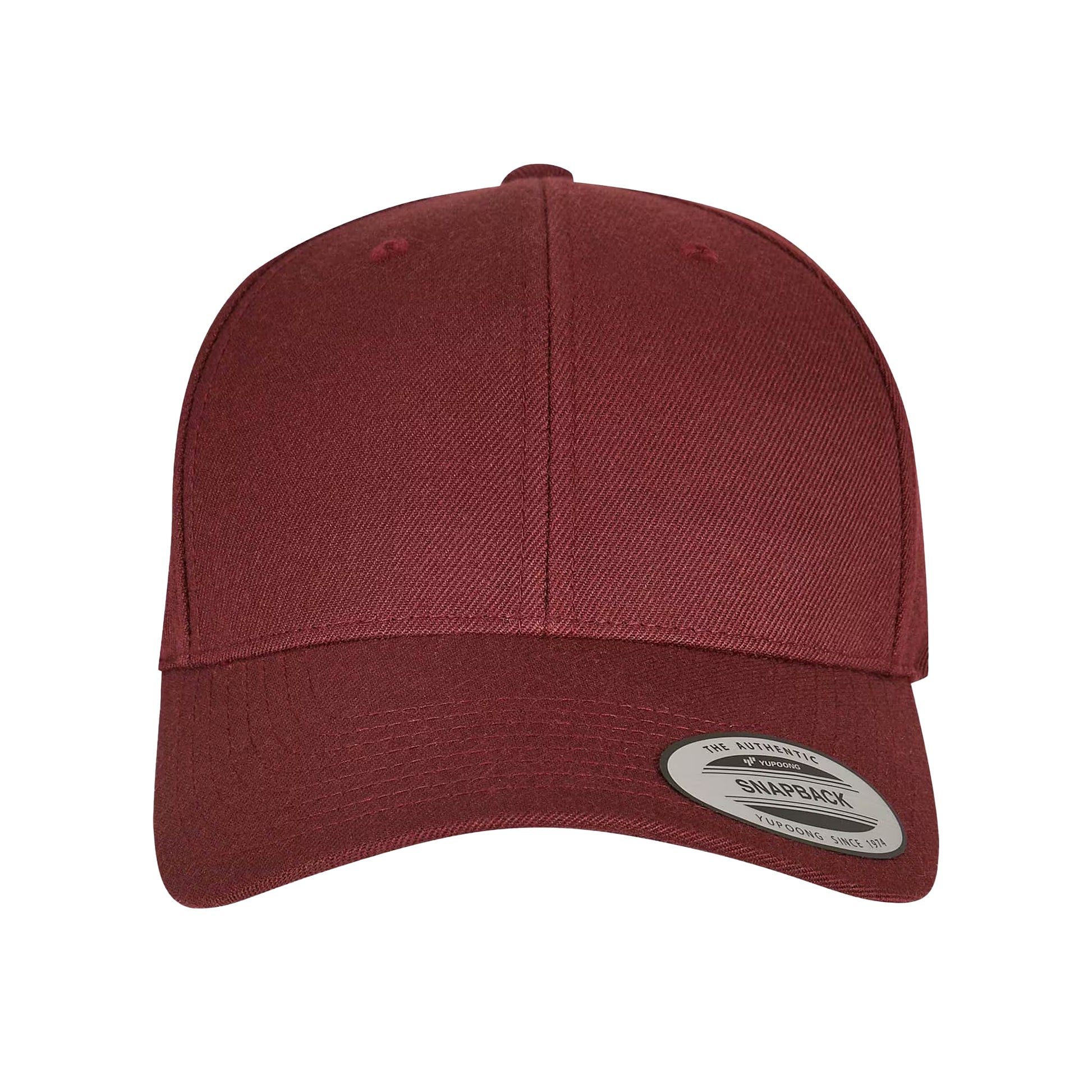 Maroon - Back - Flexfit Unisex Adult Premium Snapback Cap