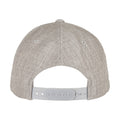 Heather Grey - Back - Flexfit Unisex Adult Premium Snapback Cap