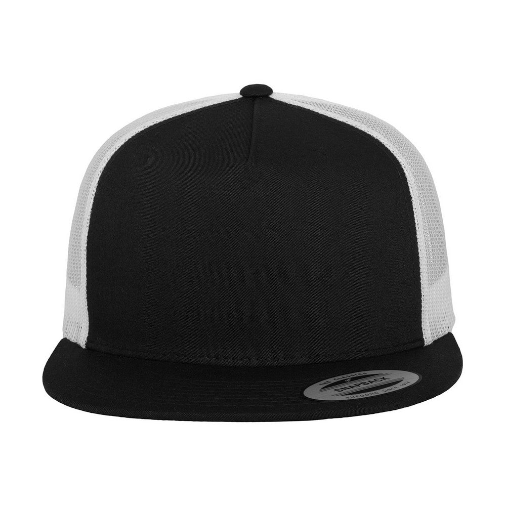 Black-White - Lifestyle - Flexfit Unisex Adult Classic Two Tone Trucker Cap