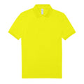 Pixel Lime - Front - B&C Mens Polo Shirt