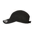 Black - Side - Flexfit Unisex Adult Jockey Polar Fleece Cap