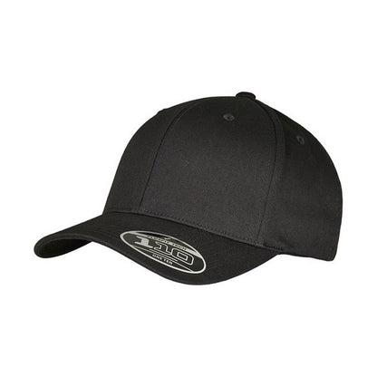 Black-Black - Front - Flexfit Unisex Adult Woolly Combed Adjustable Cap