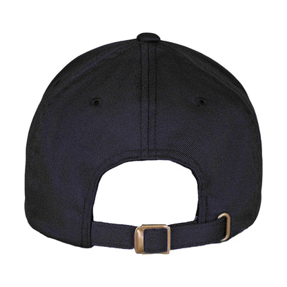 Dark Navy - Back - Flexfit Unisex Adult Woolly Combed Adjustable Cap