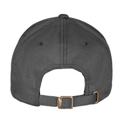 Dark Grey - Back - Flexfit Unisex Adult Woolly Combed Adjustable Cap