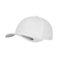 White - Front - Flexfit Unisex Adult 5 Panel Cap